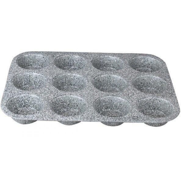 Форма для випічки маффинов (сіра) Berlinger Haus My marble pastry cook 35x26х3 см BH-1398 BH-1398 фото